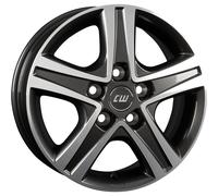 Borbet Aluminiumfelge CWD für Fiat Ducato, 1200 kg, mistral anthracite polished glo...