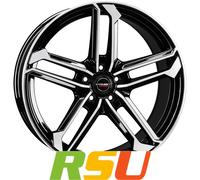 BORBET DESIGN ATX black polished glossy 8.0Jx19 5x108 ET50