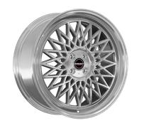 Borbet B 7,0x17 ET38 silver rim polished Alufelge