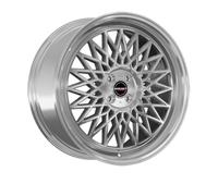Borbet B 7,0x17 ET38 silver rim polished Alufelge