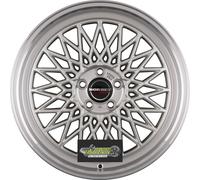 Borbet B Silver Rim Polished Alufelge 18 Zoll ET45 5x112 ML66,5