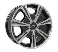 Borbet CH, 7.5x17 5/118 ET45, anthrazit Front poliert