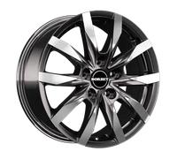 Borbet CW5 Mistral Anthracite Glossy Polished Alufelge 16 Zoll ET68 5x130 ML78,1
