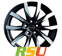 Borbet CW5 Black Polished Matt Alufelge 16 Zoll ET68 5x118 ML71,1