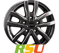 Borbet, CW5, 6x16 ET68 5x118 71,1, mistral anthracite glossy