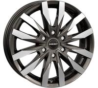 BORBET Alufelge CW6 mistral anthracite polished glossy 16 Zoll für MB Sprinter 4x4/VW Crafter 4x4