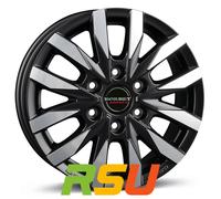 BORBET DESIGN CW6 black polished matt 6.5Jx16 6x130 ET54