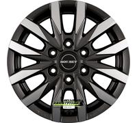 BORBET Alufelge CW6 mistral anthracite polished glossy 16 Zoll für MB Sprinter / VW Crafter
