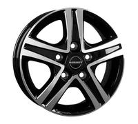 ALUFELGEN BORBET, CWD, 6X16 ET68 5X118 71,1, BLACK GLOSSY POLISHED