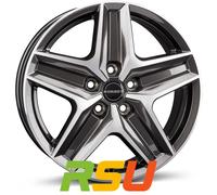 BORBET Alufelge CWZ mistral anthracite polished glossy 18 Zoll für Fiat Ducato Heavy ab Bj. 07/06