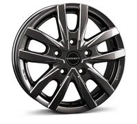 ALUFELGEN BORBET, CW5, 6X16 ET68 5X130 78,1, MISTRAL ANTHRACITE GLOSSY POLISHED