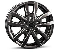Borbet CW5 Mistral Anthracite Glossy Alufelge 16 Zoll ET60 5x120 ML65,1
