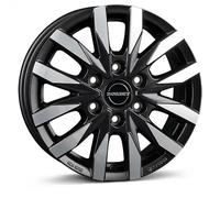 Borbet CW6 Black Polished Matt Alufelge 16 Zoll ET54 6x130 ML84,1