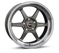 Borbet DB8GT, 9.5x18 5/100 ET30, graphite rim polished