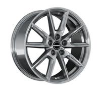 Borbet LX18 grey glossy 8x18" ET40 LK5 114.3 ML 72.5 Alufelgen 18 Zoll