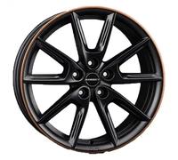 BORBET DESIGN LX18 black matt rim copper 8.0Jx18 5x112 ET40