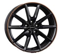BORBET DESIGN LX18 black matt rim copper 8.0Jx18 5x112 ET48