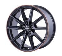 BORBET DESIGN LX19 black matt rim copper 8.0Jx19 5x112 ET44