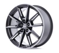 BORBET DESIGN LX19 schwarzmatt poliert mit Edelstahlring 8.0Jx19 5x108 ET45