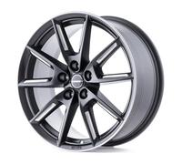 Borbet LX19 Black Matt Silver Spoke Rim Alufelge 19 Zoll ET50 5x108 ML72,5