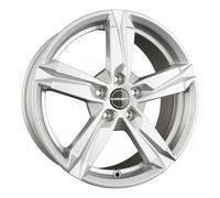 Borbet Borbet T10 crystal silver 6.5x16 ET42 - LK5/112 ML57.1 Alufelge silber
