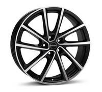 Borbet Borbet V black glossy 7x19 ET45 - LK5/114.3 ML67.1 Alufelge schwarz