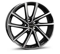BORBET DESIGN V black polished glossy 7.0Jx19 5x114.3 ET45