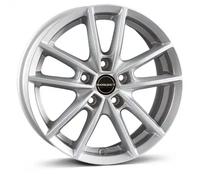 Borbet W Crystal Silver Alufelge 17 Zoll ET45 5x108 ML63,3