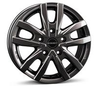 Borbet CW5 Mistral Anthracite Glossy Alufelge 16 Zoll ET60 5x120 ML65,1