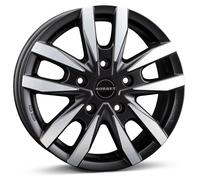 Borbet CW5 Black Polished Matt Alufelge 16 Zoll ET60 5x120 ML65,1