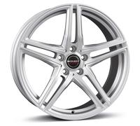 Borbet XR Brillant Silver Alufelge 17 Zoll ET36 5x112 ML66,5