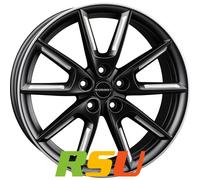 Borbet LX19 black matt silver spoke rim 8x19" ET50 LK5 114.3 ML 72.5 Alufelge...