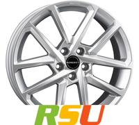 Borbet N Crystal Silver Alufelge 18 Zoll ET44,1 5x112 ML57,1