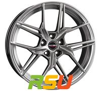 Borbet QX hyper black silver 8x19" ET50 LK5 112 ML 57.1 Alufelgen 19 Zoll