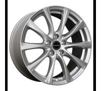 Borbet RE Silber Lackiert Alufelge 17 Zoll ET45 5x108 ML72,5