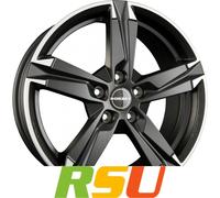 Borbet T10 matt black polished 8x18" ET48 LK5 112 ML 72.5 Alufelgen 18 Zoll