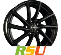 Borbet V black glossy 7x17" ET54 LK5 112 ML 66.6 Alufelgen 17 Zoll