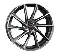 Borbet VTX Graphite Polished Alufelge 18 Zoll ET45 5x108 ML72,5
