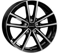 Borbet, W, 7x17 ET45 5x108 63,3, black polished glossy