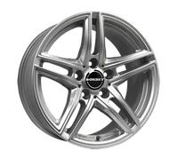 Borbet XR Brillant Silver Alufelge 16 Zoll ET31 5x120 ML72,5
