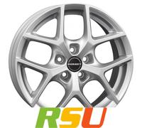 1x BORBET DESIGN Y kristallsilber 7.0Jx16 5x108 ET45