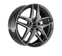 Borbet Z Mistral Anthracite Glossy Polished Alufelge 18 Zoll ET49 5x112 ML66,6