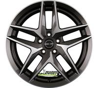 ALUFELGEN BORBET, Z, 8X19 ET38 5X112 66,5, MISTRAL ANTHRACITE GLOSSY POLISHED