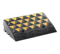 Bordstein-Auffahrrampe, LxBxH 600 x 300 x 100 mm, reflektierend kaiserkraft