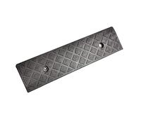 Bordsteinrampe, 50 * 13 * 3 Cm Rutschfeste Gummi-Kunststoff-Rampe, Auffahrrampe, Gehweg, Schwerlastschwellenrampe, Rollstuhlrampe für Wohnwagen, Motorräder, Rollstuhlfahrzeuge, Roller(Wie gezeigt)