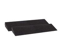 Bordsteinrampe Gummi LxBxH: 800x250x70 mm Set = 2 Stück schwarz (Rampe Gummikeil Rollstuhlrampe Auffahrrampe Auffahrkeil Auffahrhilfe Türschwellenrampe, Autorampe)