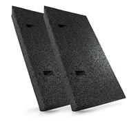 Bordsteinrampe Gummi schwarz 2X I Breite: 50 cm I Höhe: 70 mm I Rampe Gummikeil Rollstuhlrampe Auffahrrampe Auffahrkeil Auffahrhilfe Türschwellenrampe Autorampe