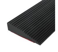 Bordsteinrampe Gummi, Türschwellenrampe, Auffahrrampe für Anhänger, Rollstuhlrampe für Terrassentür, Rampe Rollstuhl, Gummirampe, Bordsteinkanten-Rampe (90 * 8 * 1.5cm)