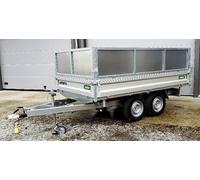 Bordwandaufsatz mit Blech Humbaur 1650 x 1100 x 700