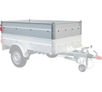 Bordwandaufsatz STEMA, silber, H:36cm, Stahlblech, Bordwandaufsätze (83600029-0) silber
